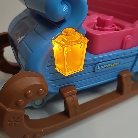 Fisher Price Little People Disney Frozen Kristoff's Sleigh with Olaf - Picture 7 of 10